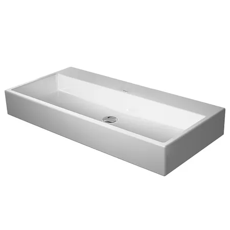 Duravit Vero Air Раковина подвесная, без отв, без перелива, шлифованная, цвет: белый