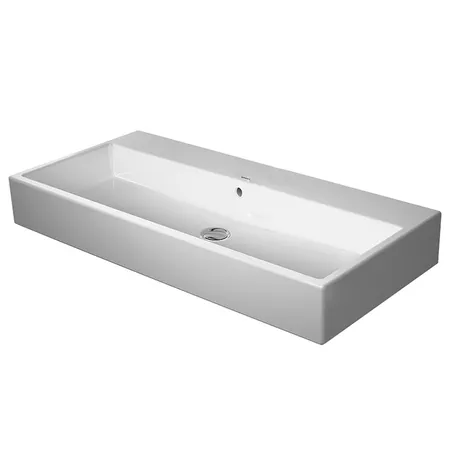 Duravit Vero Air Раковина подвесная, без отв, с переливом, шлифованная, цвет: белый