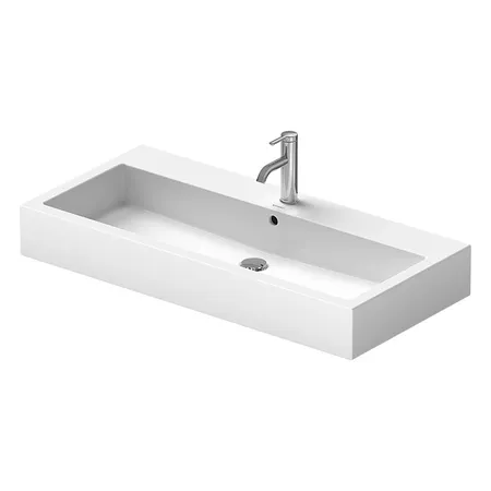 Duravit Vero Раковина подвесная, с 1 отв, с переливом, с покрытием WonderGliss, цвет: белый