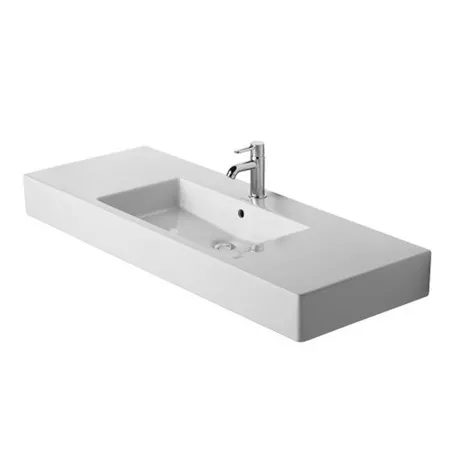 Duravit Vero Раковина, подвесная, 1 отв, с переливом, цвет: белый
