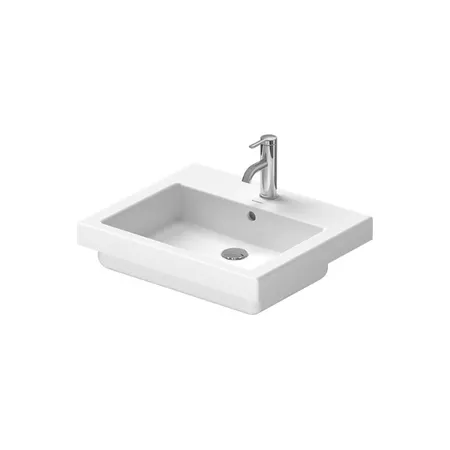 Duravit Vero Раковина, встраиваемая, 1 отв, с переливом, цвет: белый