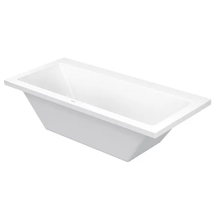 Duravit VERO Ванна, акриловая, прямоугольная встраиваемая или с панелями, с 2 наклонами для спины, цвет: белый