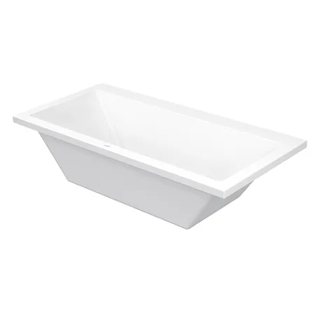 Duravit VERO Ванна, акриловая, прямоугольная встраиваемая или с панелями, с 2 наклонами для спины, цвет: белы