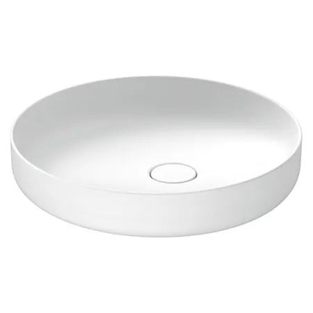 Duravit Vitrium Раковина накладная, без отв, круглая, из DuroCast UltraResist, без перелива, цвет: белый матовый