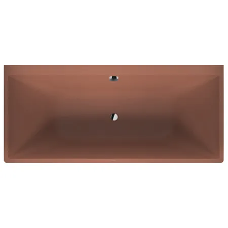 Duravit Vitrium Ванна пристенная, с ножками, с2 наклонами для спины, прямоугольная, цвет: матовая корица