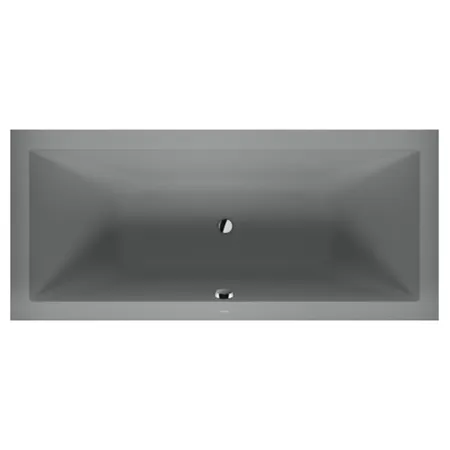 Duravit Vitrium Ванна встраиваемая, с ножками, с2 наклонами для спины, прямоугольная, цвет: светло-серый матовый