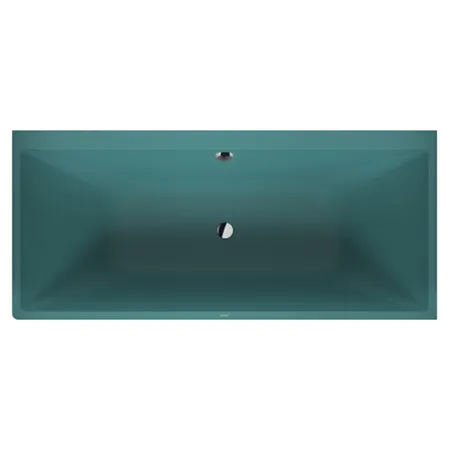 Duravit Vitrium Ванна встраиваемая, Dx, с ножками, с2 наклонами для спины, прямоугольная, цвет: аквамарин матовый