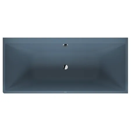 Duravit Vitrium Ванна встраиваемая, Dx, с ножками, с2 наклонами для спины, прямоугольная, цвет: синий матовый