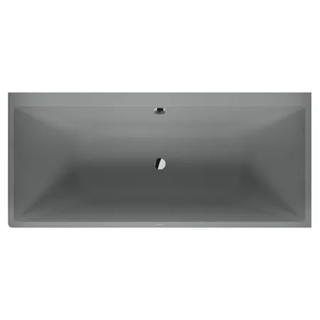 Duravit Vitrium Ванна встраиваемая, Dx, с ножками, с2 наклонами для спины, прямоугольная, цвет: светло-серый матовый