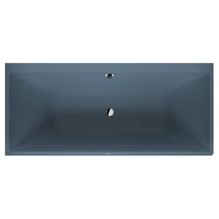 Duravit Vitrium Ванна встраиваемая, Sx, с ножками, с2 наклонами для спины, прямоугольная, цвет: синий матовый