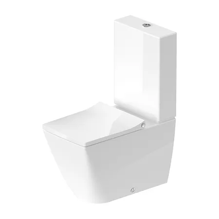 Duravit Viu Унитаз напольный, rimless,слив универсальный, с креплением, цвет: белый