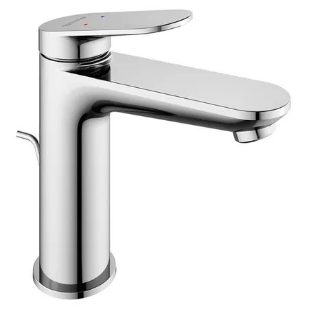 Duravit Wave Смеситель для раковины, 1 отв, с донным клапаном, цвет: хром