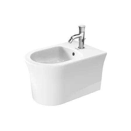 Duravit White Tulip Биде подвесное, с переливом, с 1 отв, цвет: белый