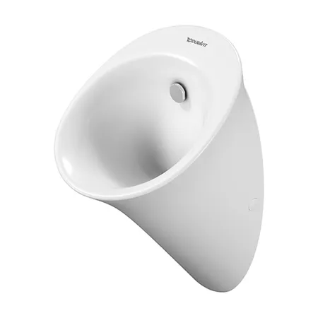 Duravit White Tulip Писсуар, без смывного края, с вытяжкой, подача воды сзади, сток горизонтальный, без "мушки", цвет: белый
