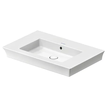 Duravit White Tulip Раковина накладная, с переливом, без отв, WonderGliss, цвет: белый