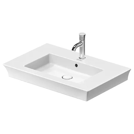 Duravit White Tulip Раковина накладная, с переливом, с 1 отв, цвет: белый