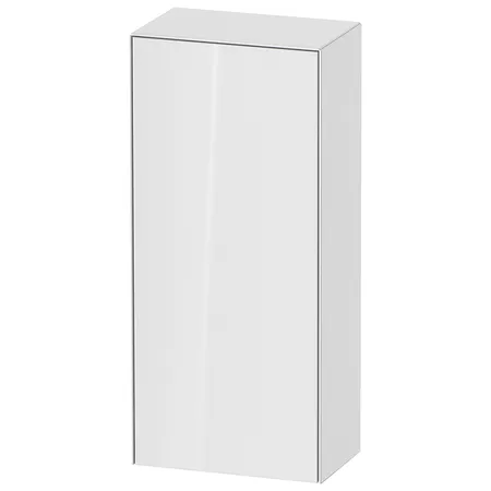 Duravit White Tulip Шкафчик подвесной, 1 дверца, 2 стекл. полки, петли справа, цвет: белый высокоглянцевый
