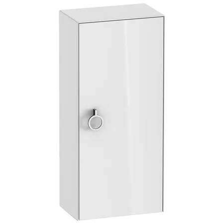 Duravit White Tulip Шкафчик подвесной, 1 дверца, 2 стекл. полки с алюм, петли справа, цвет: белый высокоглянцевый