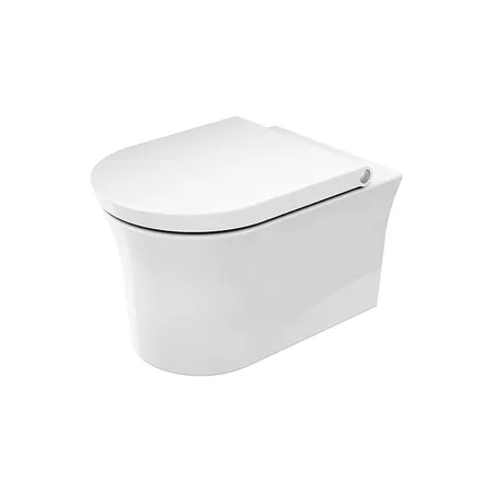 Duravit White Tulip Унитаз подвесной, безободковый, HygieneGlaze, цвет: белый