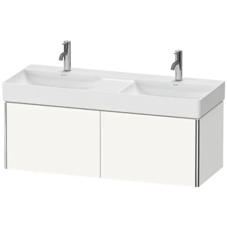 Duravit XSquare База подвесная с раковиной, 2 выдвижных отделения, цвет: глянцевый белый