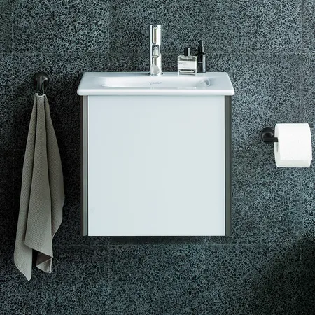 Duravit XViu Тумба подвесная с раковиной, 1 выдвижное отделение, цвет: белый глянцевый