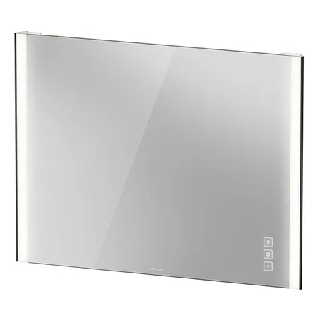 Duravit XViu Зеркало с подсветкой, сенсорное управление, цвет: черный матовый