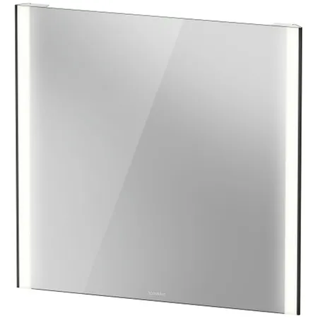Duravit XViu Зеркало с подсветкой, сенсорное управление, цвет: черный матовый