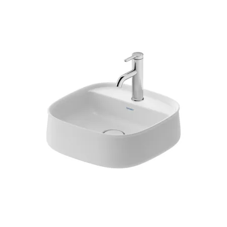 Duravit Zencha Раковина, накладная, 1 отв, цвет: белый глянцевый
