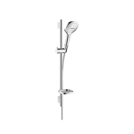 Hansgrohe Raindance Select E Душевой набор: штанга, ручной душ 120, 3jet (Rain, RainAir, WhirlAir), мыльница, шланг, цвет: хром