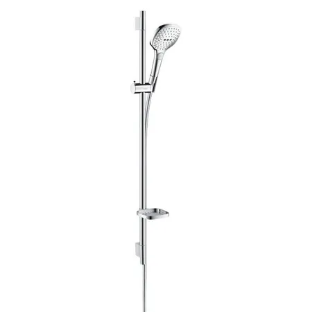 Hansgrohe Raindance Select E Душевой набор: штанга, ручной душ 120, 3jet (Rain, RainAir, WhirlAir), мыльница, шланг, цвет: хром