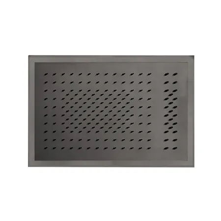 Fantini Acqua Zone Верхний душ, двойной дождь, поток, светодиоды, хромотерапия, цвет: Matt Gun Metal PVD
