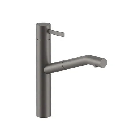 Fantini AF/21 Смеситель для раковины, 1 отв, излив:, цвет: Matt Gun Metal PVD
