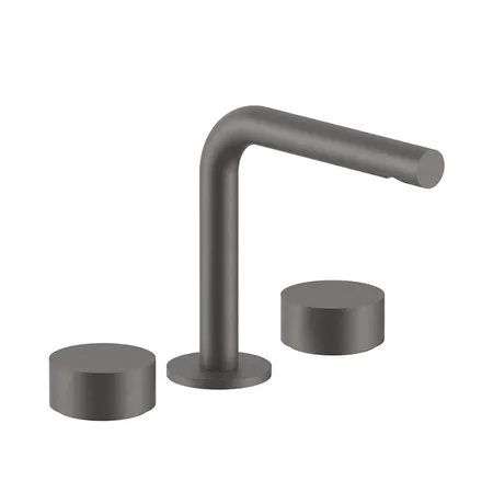 Fantini AF/21 Смеситель для раковины, 3 отв, излив:, цвет: Matt Gun Metal PVD