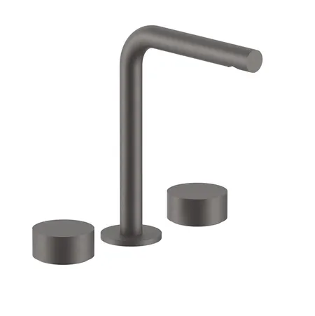 Fantini AF/21 Смеситель для раковины, 3 отв, высокий излив, излив:, цвет: Matt Gun Metal PVD
