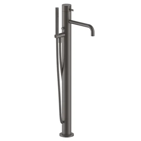 Fantini AF/21 Смеситель для ванны, напольный, излив:, цвет: Matt Gun Metal PVD