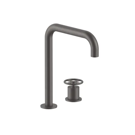 Fantini Fontane Bianche Смеситель для раковины, 2 отв, цвет: Matt Gun Metal PVD