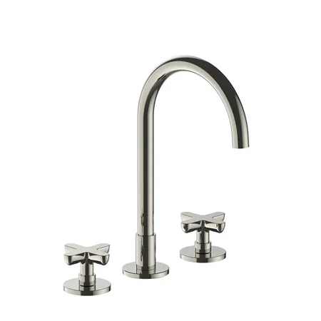 Fantini Icona Classic Смеситель для раковины, 3 отверстия, цвет: никель