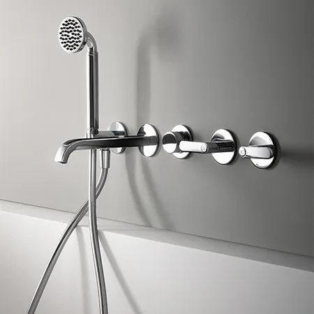 Fantini Icona Deco Смеситель для ванны, встраиваемый, цвет: хром