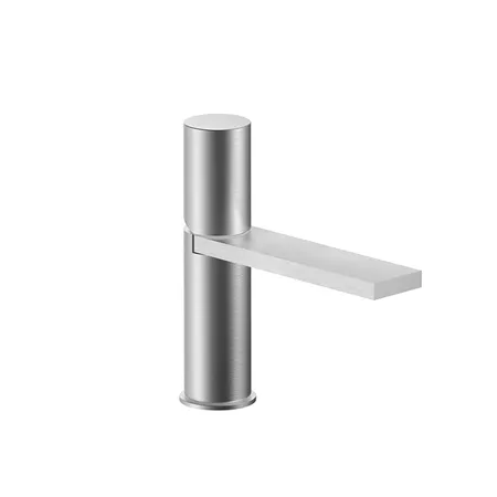 Fantini Milano Смеситель для раковины, 1 отв, излив:, цвет: матовая натуральная сталь