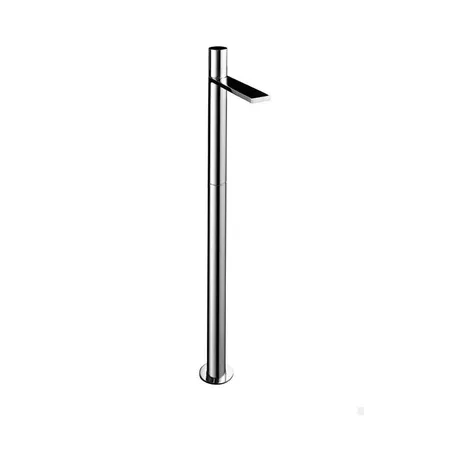 Fantini Milano Смеситель для раковины, напольный, излив:, цвет: матовая натуральная сталь