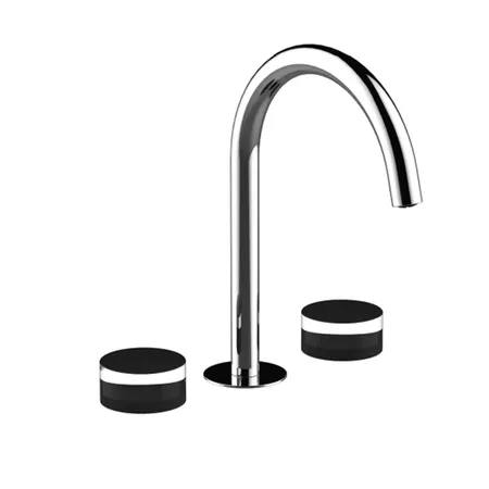 Fantini Nice Смеситель для раковины, 3 отв, излив, цвет: хром