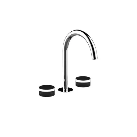 Fantini Nice Смеситель для раковины, 3 отв, излив:, цвет: хром