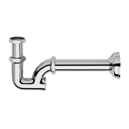 Fima Carlo Frattini Complementi Bagno Сифон для раковины, с доступом сзади, без слива, труба, цвет: хром