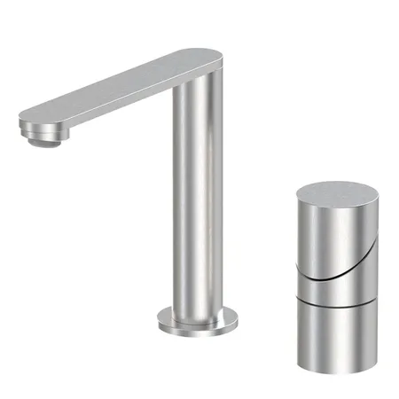 Fima Carlo Frattini Slide Смеситель для раковины, 2 отв, цвет: Stainless Steel