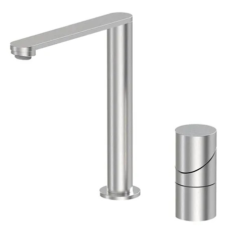 Fima Carlo Frattini Slide Смеситель для раковины, высокий, 2 отв, цвет: Stainless Steel