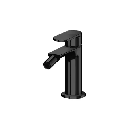 Gattoni H2Omix7000 Смеситель для биде, на 1 отв, с донным клапаном, излив, цвет: черный матовый