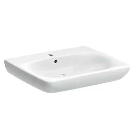 Geberit Selnova Comfort Раковина, подвесная, 1 отв, для ММГН, цвет: белый глянцевый