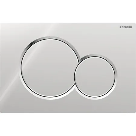 Geberit Sigma01 Клавиша для двойного смыва, круглая: хром