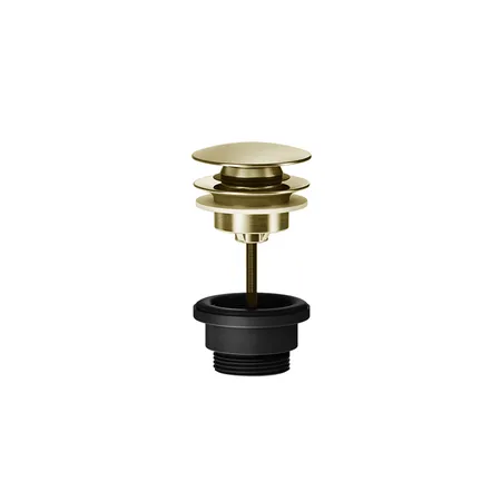 GESSI 316 Донный клапан нажимной “Stop&Go”, для раковин без перелива, цвет: Brushed Brass PVD