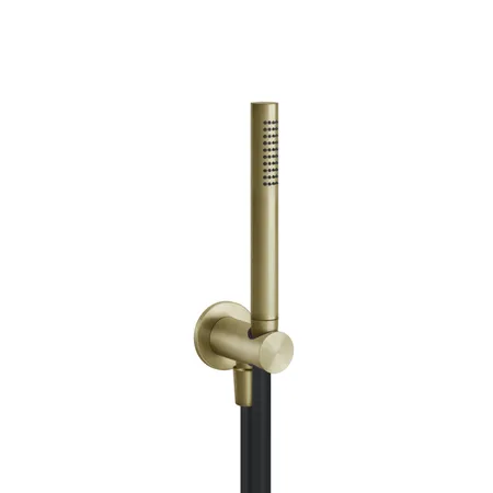 Gessi 316 Душевой комплект: ручной душ, держатель, шланг, цвет: Brushed Brass PVD